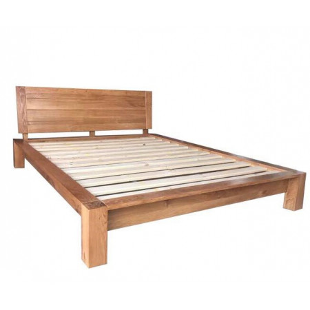 Robot Oak - Mặt Gỗ - Nệm 1m4 x 2m : Giường Ngủ Gỗ Sồi